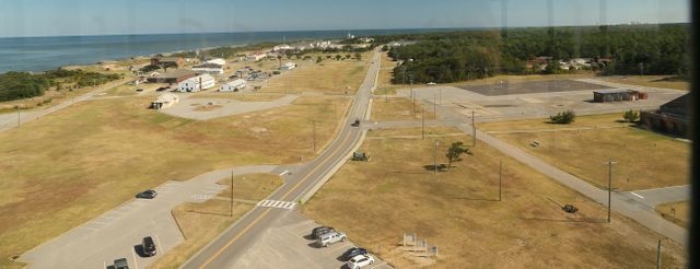 Camp Henry Lighthouse -- At the top looking South 