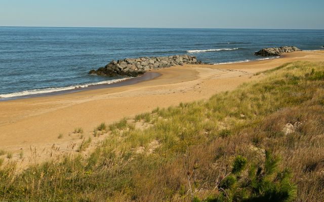 Camp Henry Lighthouse -- The mouth of the Chesapeake Bay 