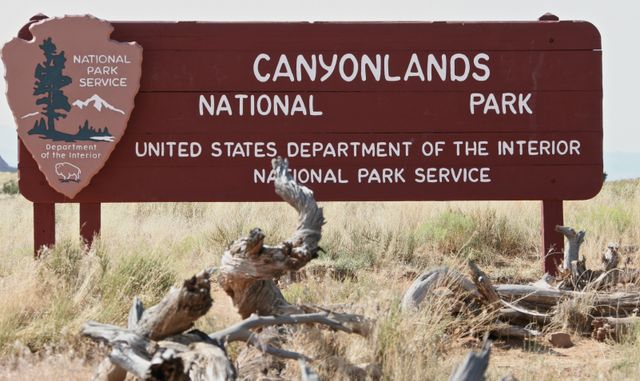 Canyonlands -- Park Entrance Sign 