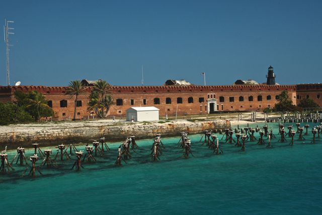 Entrance view of Dry Tortugas National Park 
