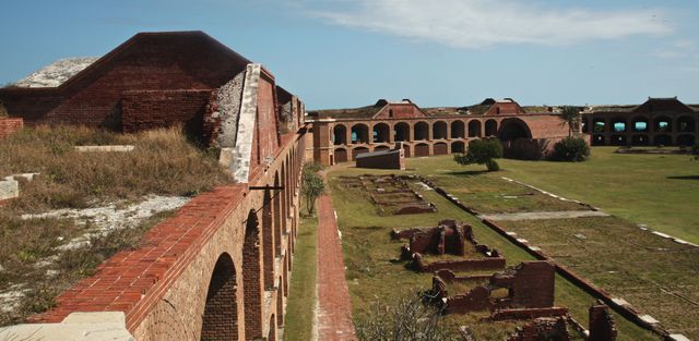Dry Tortugas - View from the Terreplain of Fort Jefferson 