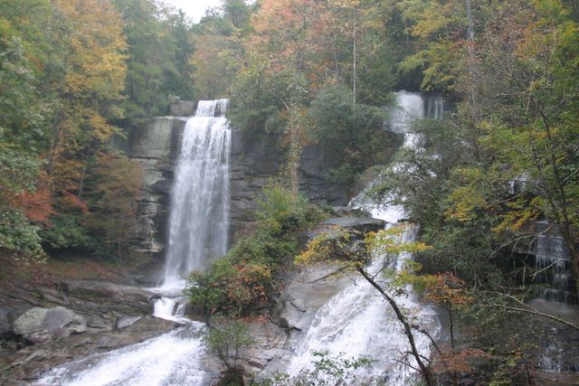 Twin Falls in the fall