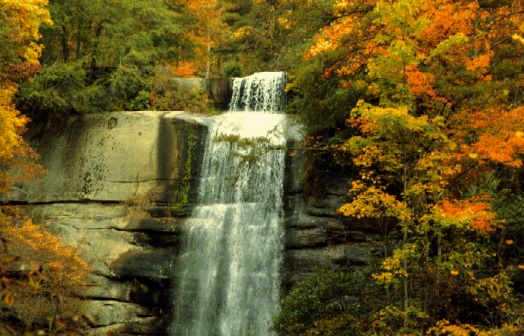 Twin Falls in the fall