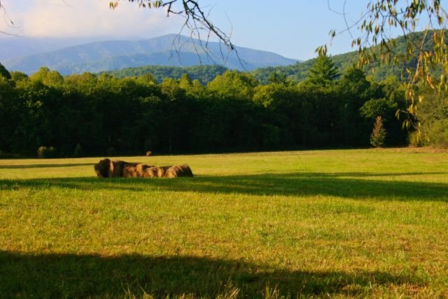 GMS Cades Cove -- Hay Bales from the pastures in the Cove
