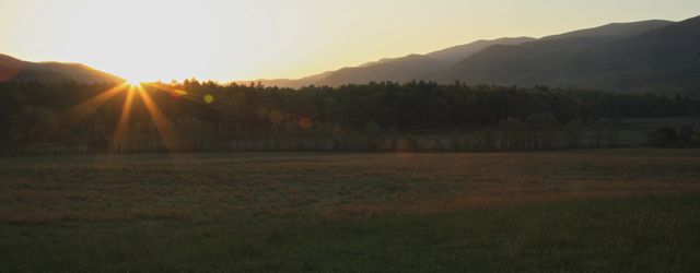 GMS Cades Cove -- Sunrise over Cades Cove 