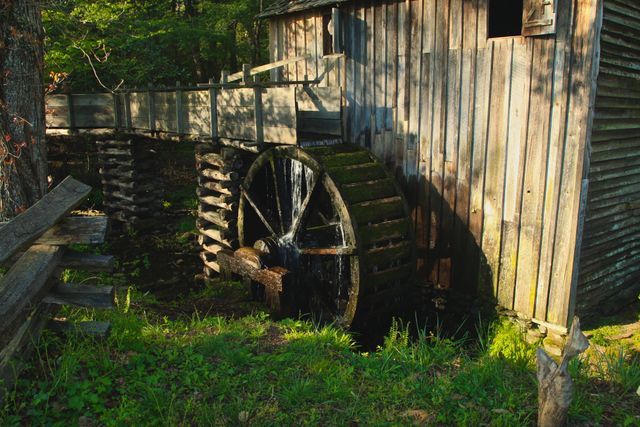 GMS Cades Cove -- Cable Mill - Water Wheel