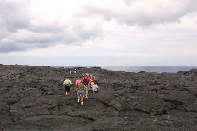 Hiking to Lava Flow