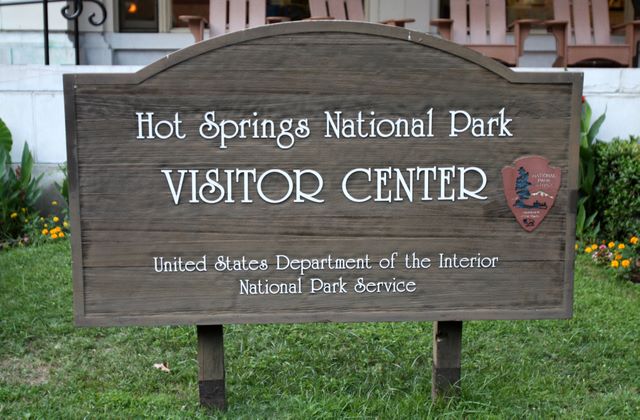 Visitor's Center sign