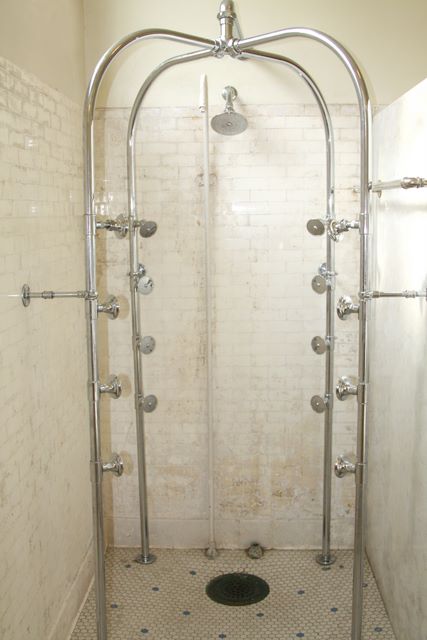 One of the many shower's in the Visitor's Center