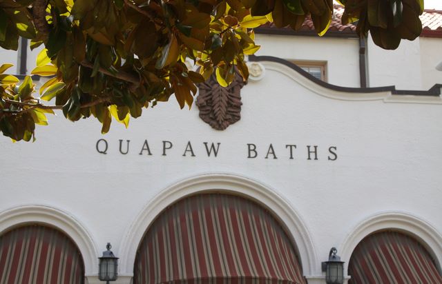 Quapaw Bathhouse - a working bathhouse 