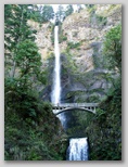 Multnomah Falls - Both Upper and Lower Falls for the bridge 
