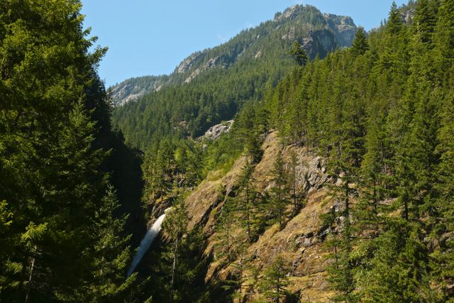 North Cascades -- Gorge Creek Falls (from the parking lot) 