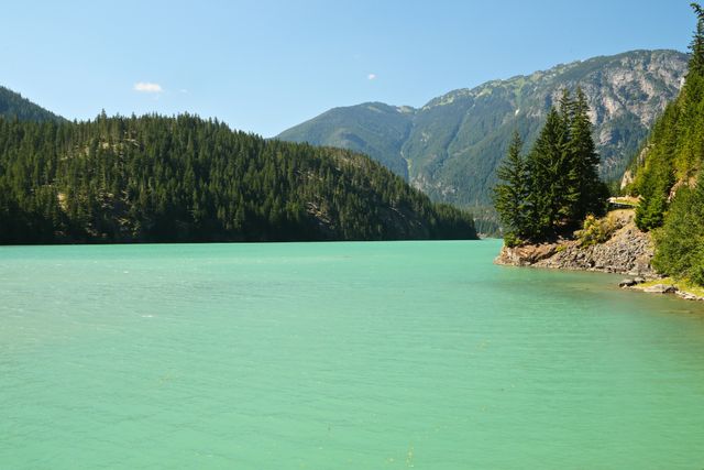 North Cascades -- Thunder Arm of Lake Diablo 