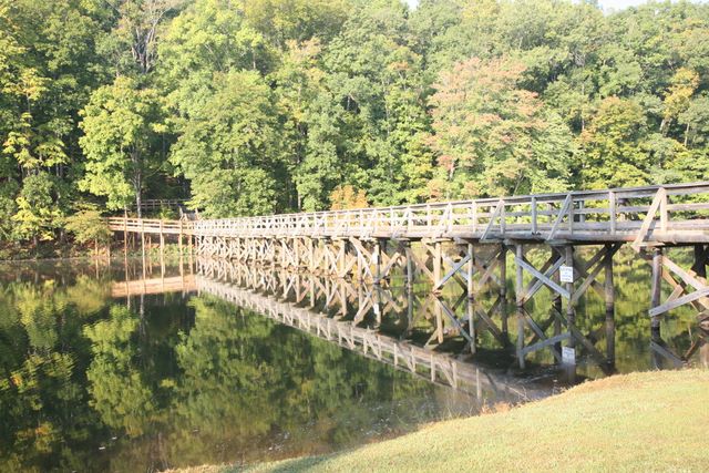 Walking Bridge at Rock Eagle 4-H Camp - Georgia 