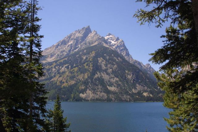 Mount Moran from North Jenny Lake Junction