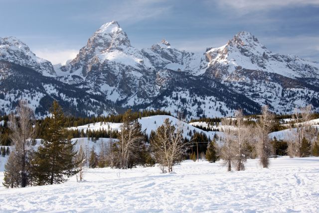 TetonsWinter -- Grand Teton Mountain