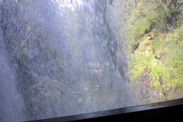 Tullulah Falls - North Carolina (standing under the falls)