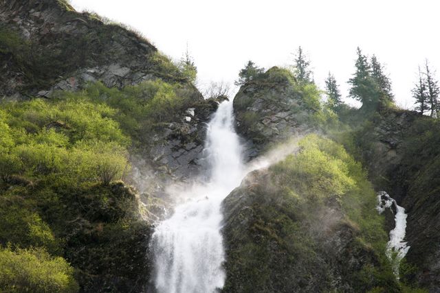 Falls along Hwy 4 near Valdez, AK 