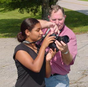 Photo of Instructor with Student