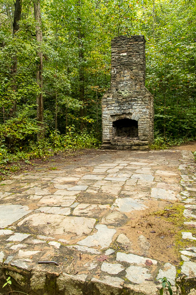 Old fireplace