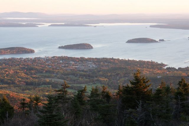 Bar Harbor at sunrise 