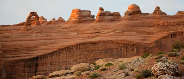 Arches NP Delicate Arch -- Delicate Arch short trail - can only go so far 