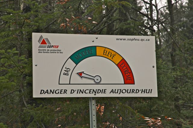 Fire Danger Sign 
