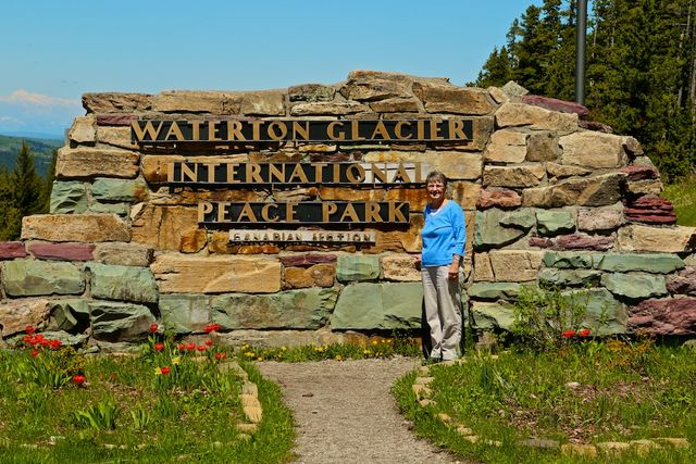 Waterton -- Welcome Sign 