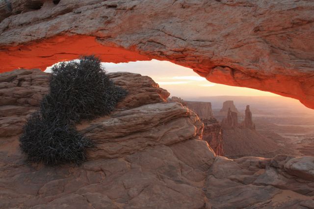 Canyonlands -- Sunrise at Mesa Arch 