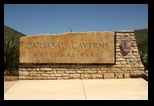 Carlsbad Caverns sign
