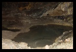 Ripples in a cave pool 