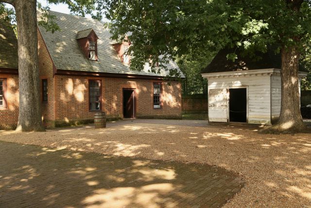 Colonial Williamsburg -- Backyard of Governor's Palace