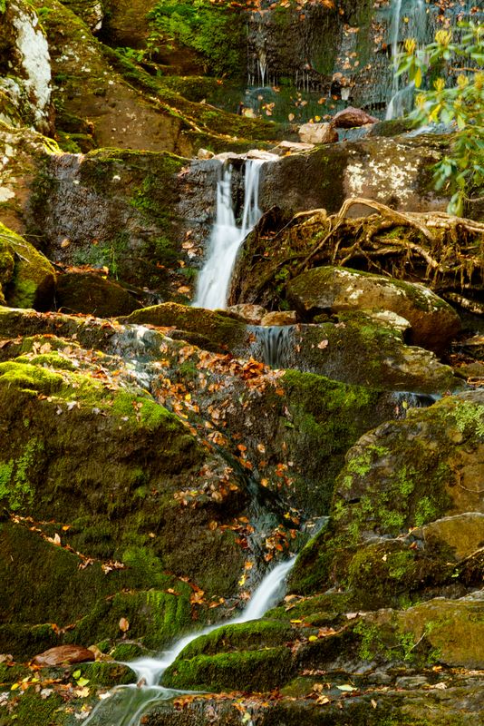 Lower section of Buttermilk Falls 
