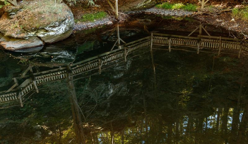 Reflection of Bushkill Trail 