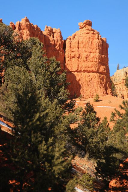 Dixie National Forest - Red Rock Formations - up close 