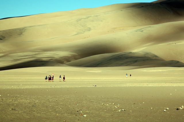 Walking to the Dunes 
