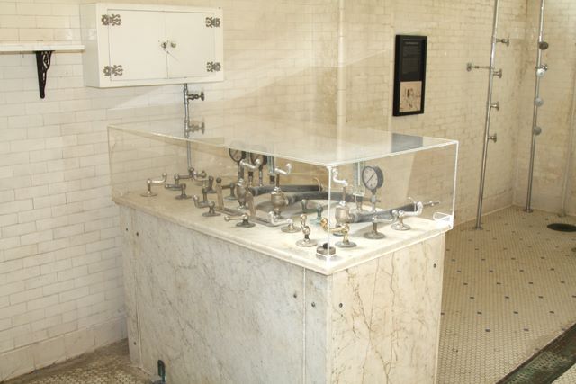 One of the several control rooms in the Visitor's Center 