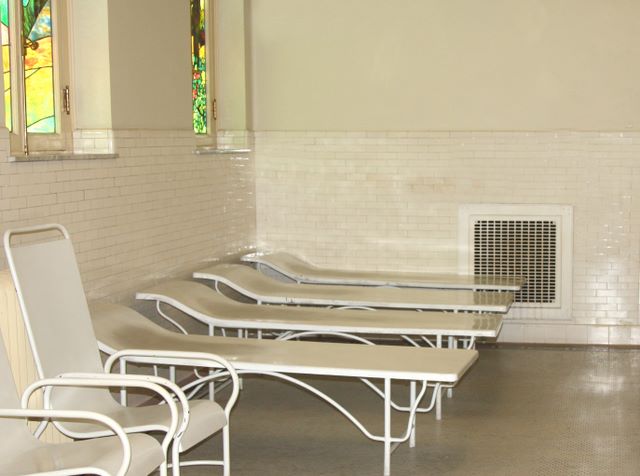 Lounging areas in the Visitor's Center