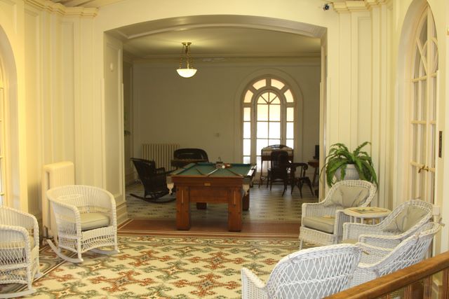 Lounging area in the Visitor's Center