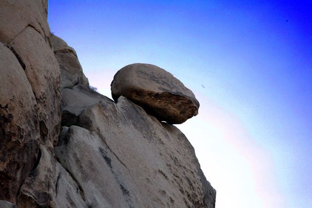 A Rock at Sunset 