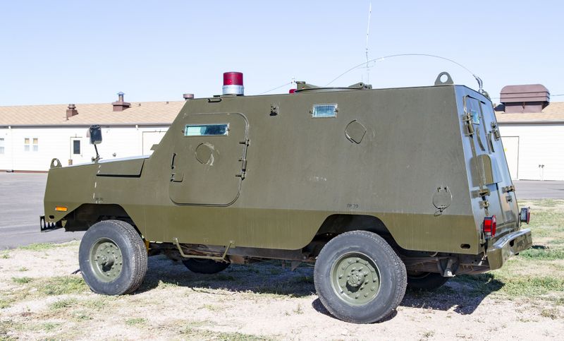 Vehicle used to get around the complex 