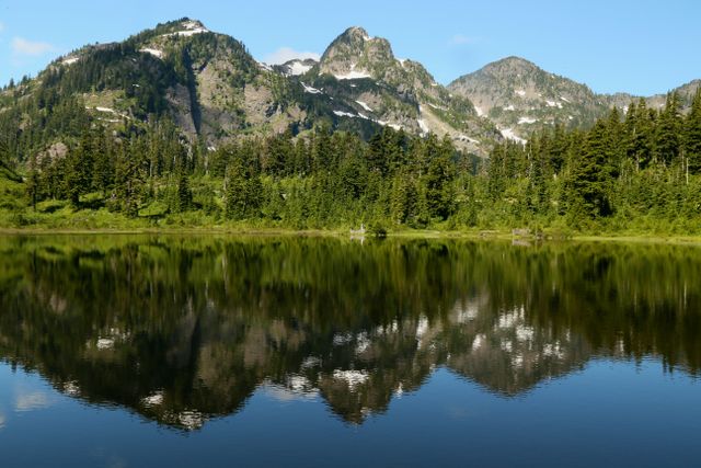 Mt Baker -- Picture Lake - Heather Meadows 