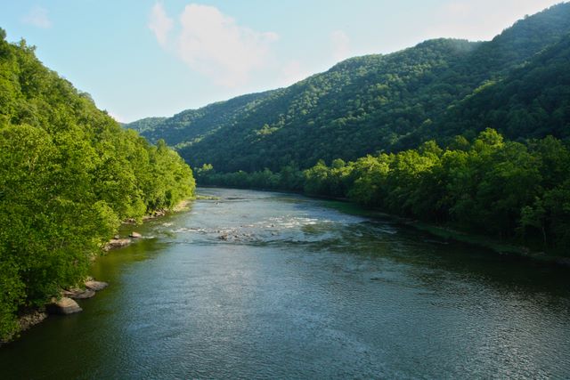 New River in the morning