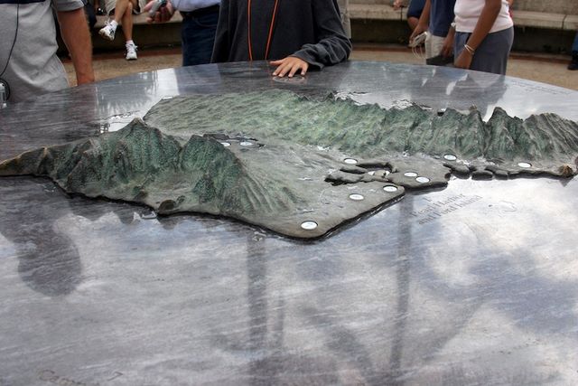 Pearl Harbor - Information Map on where the ships were located on Dec. 7th