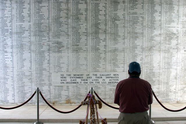 USS Arizona Memorial Wall 
