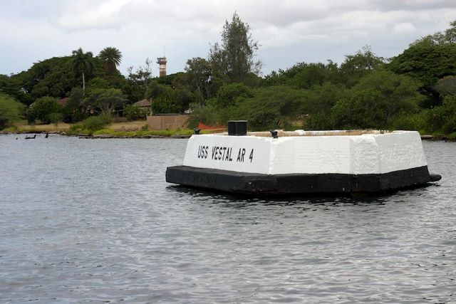 USS Vestal Ship resting place 