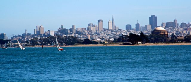 San Francisco in foreground 