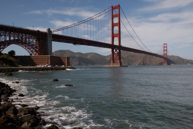 Golden Gate Bridge and Fort Point