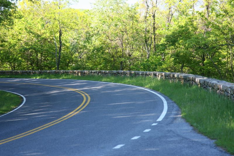 Driving on Skyline Drive