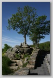 Overlook with Rock Formation